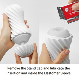 Tenga Moova/Flex Rocky Black Or Silky White Male Masturbators - Tenga Masturbators Tenga 