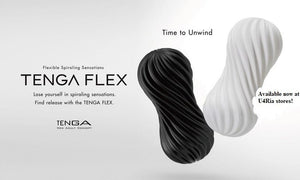 Tenga Moova/Flex Rocky Black Or Silky White Male Masturbators - Tenga Masturbators Tenga 