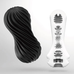 Tenga Moova/Flex Rocky Black Or Silky White Male Masturbators - Tenga Masturbators Tenga Rocky Black 