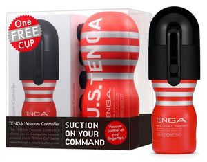 Tenga Vacuum Controller With Free Original Vacuum U.S. Cup (Limited Edition) Award-Winning & Famous - Tenga Tenga 