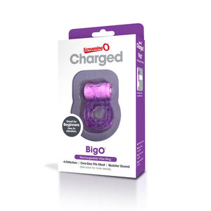 The Screaming O Charged Big O Rechargeable Cock Ring in Purple or Clear or Blue (Newly Replenished on Apr 19) Cock Rings - Rechargeable Cock Rings The Screaming O 