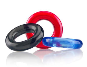 The Screaming O RingO Blue or Black or Red For Him - Cock Rings The Screaming O 