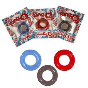 The Screaming O RingO Blue or Black or Red For Him - Cock Rings The Screaming O 