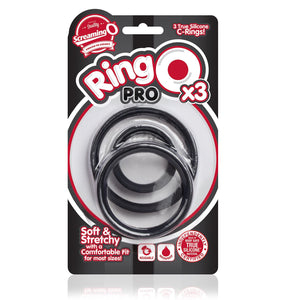 The Screaming O RingO Pro X3 Set of 3 Sizes, L 32 mm, XL 48 mm, XXL 57 mm Cock Rings - Cock Ring Sets  Buy Sex Toys in Singapore LoveisLove U4Ria