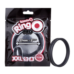 The Screaming O RingO Pro XXL 57 mm Black Cock Rings - Stretchy Cock Rings The Screaming O 