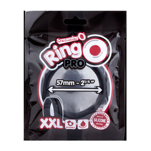 The Screaming O RingO Pro XXL 57 mm Black Cock Rings - Stretchy Cock Rings The Screaming O 