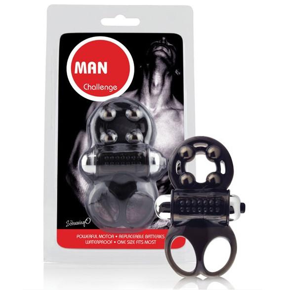 The Screaming O The O Man Challenge Vibrating Cock Ring (Unique Design)