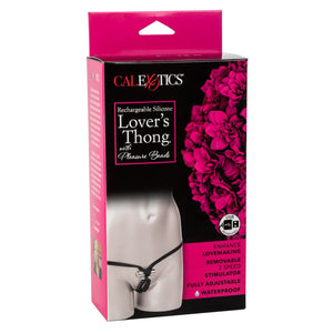 Calexotics Rechargeable Lover's Thong with Pleasure Beads buy in Singapore LoveisLove U4ria