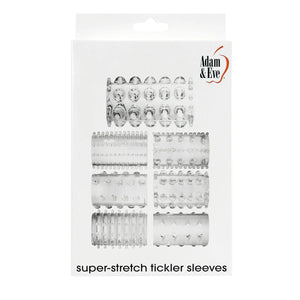 Adam & Eve Super Stretch Tickler Sleeves Clear buy in Singapore LoveisLove U4ria