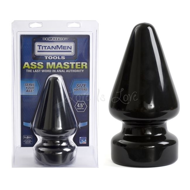 TitanMen Tools Ass Master Butt Plug (Maximum Width 4.5 Inches)