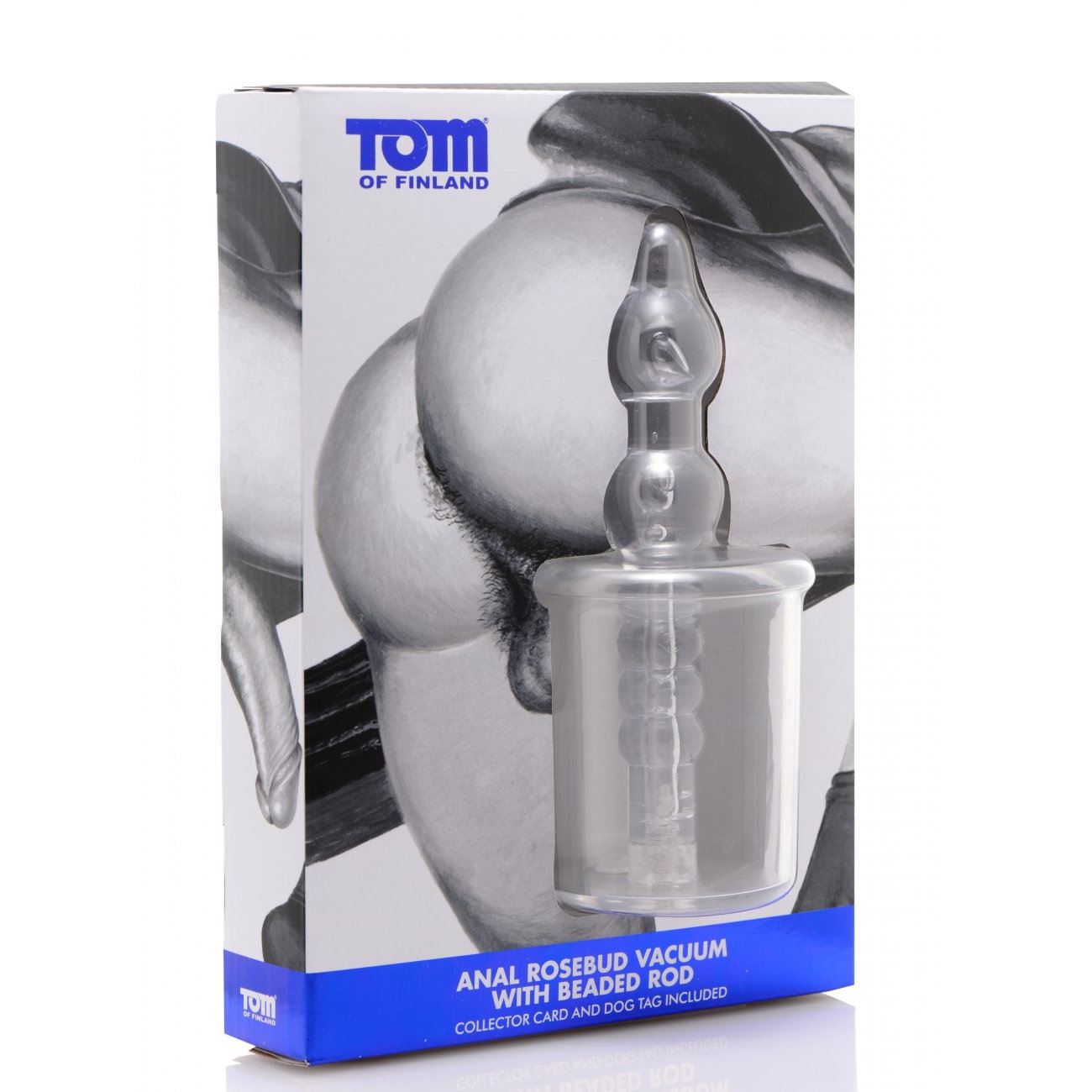 Tom Of Finland Anal Rosebud Vacuum with Beaded Rod (Piston Vacuum Pump Love is Love Tom Of Finland Anal Rosebud Vacuum with Beaded Rod (Piston Vacuum Pump Love is Love