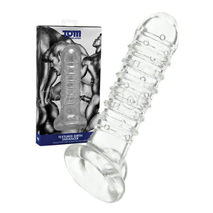 Tom of Finland Textured Girth Enhancer For Him - Penis Sheath/Sleeve Tom Of Finland 