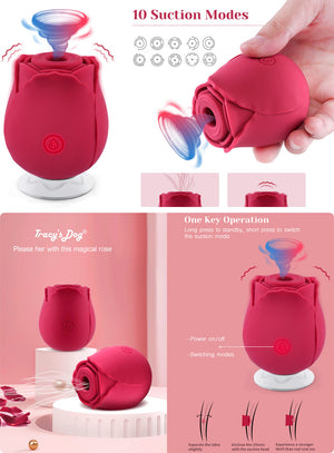 Tracy's Dog Rosie Sucking Vibrator Red buy at LoveisLove U4Ria Singapore