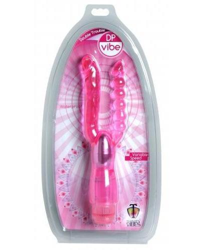 Trinity Vibes Double Trouble Double Penetration Vibrator Vibrators - Double Penetration Calexotics