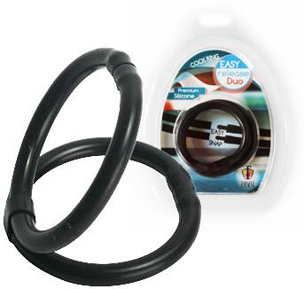 Trinity Vibes Easy Release Duo Silicone Cock Ring