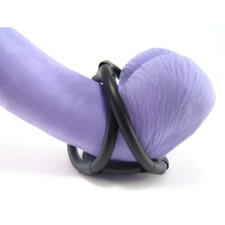 Trinity Vibes Premium Silicone Easy Release Triple Cockring For Him - Cock Rings Trinity Vibes 