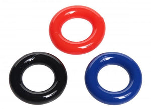 Trinity Vibes Stretchy Cock Ring 3 Pack For Him - Cock Rings Trinity Vibes 
