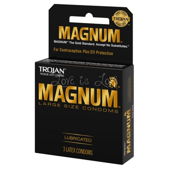 Trojan Magnum Large Size Condom (3 pcs)