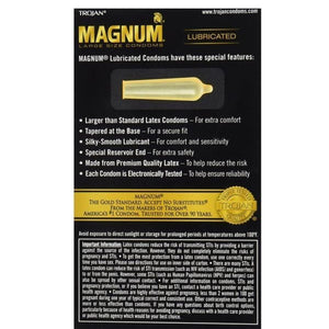 Trojan Magnum Large Size Condom (3 pcs) (Newly Replenished) Enhancers & Essentials - Condoms Trojan 