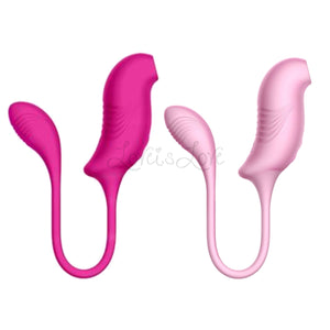 Erocome Tucana Dual Clitoral Stimulator Deep Rose adn Pink Buy in Singapore LoveisLove U4Ria 