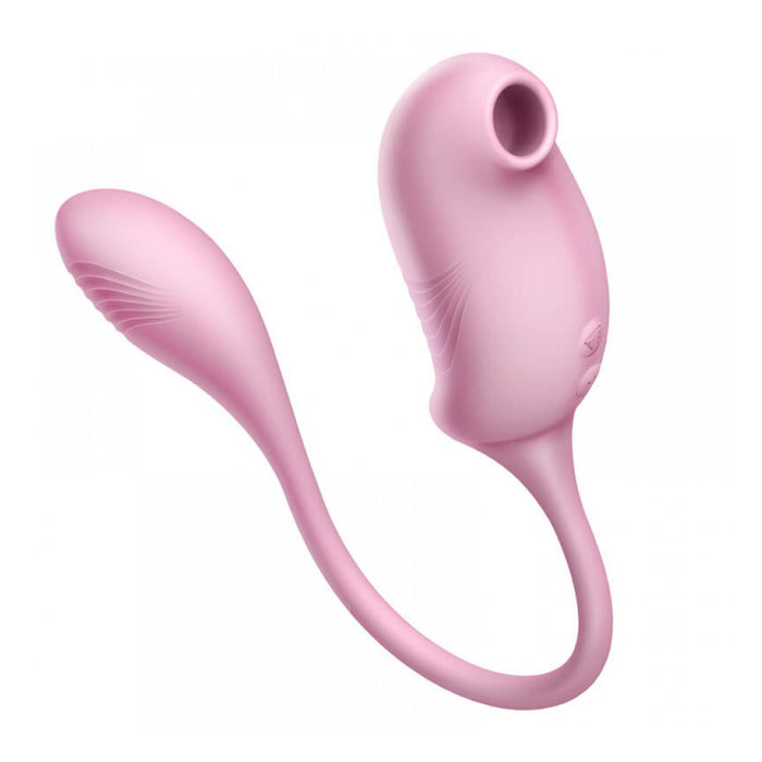 Erocome Tucana Dual Clitoral Stimulator Deep Rose and Pink (Limited Period Sale)