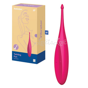 Satisfyer Twirling Fun Clitoral Stimulator Red Buy in Singapore LoveisLove u4Ria