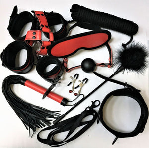 U4Ria 10-Piece Complete Set Of BDSM Bondage Gear (Online and Retail Bondage Set Best Seller )(Newly Replenished on May 19) Bondage - Bondage & Restraint Kits U4Ria 