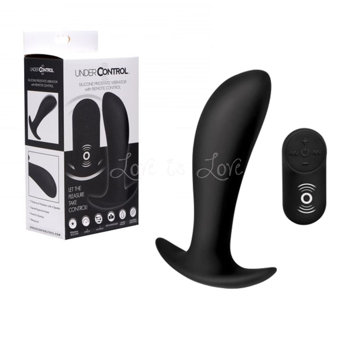 Under Control Silicone Prostate Vibrator with Remote Control