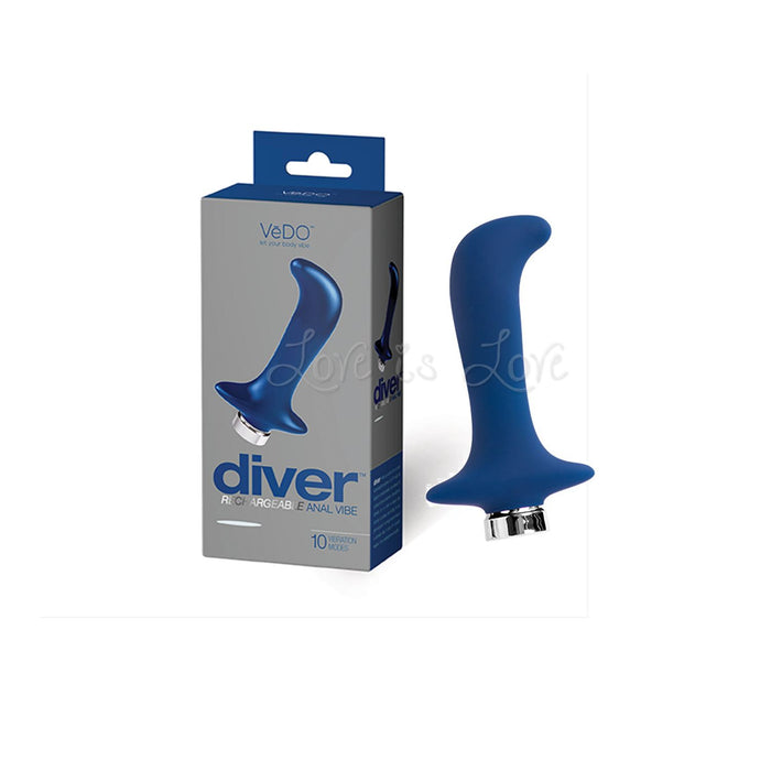 VeDo Diver Rechargeable Prostate Vibrator Midnight Madness
