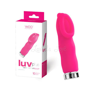 VeDO Luv Plus Rechargeable Vibe Foxy Pink Vibrators - Clitoral & Labia Vedo 