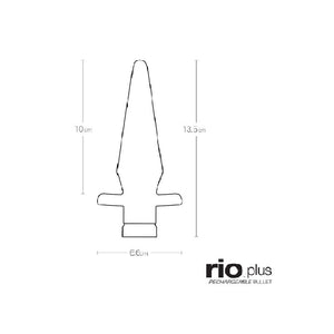 VeDo Rio Plus Rechargeable Vibrator Indigo Anal - Anal Vibrators Vedo 