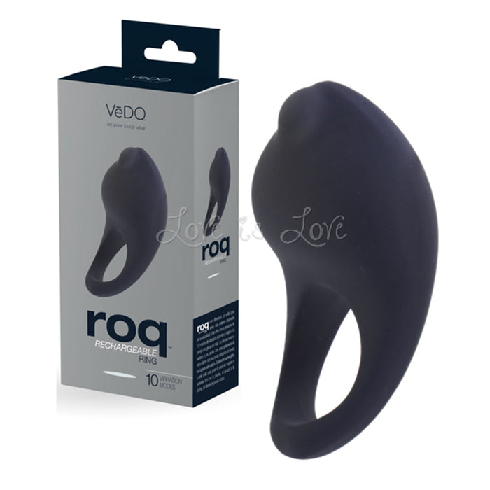 VeDo Roq Rechargeable Cock Ring Black