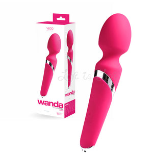 VeDO Wanda Rechargeable Wand Vibe Foxy Pink buy in Singapore LoveisLove U4ria