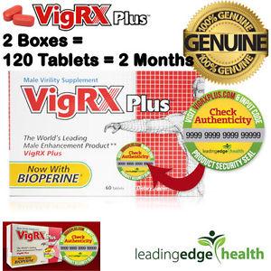 VigRX Plus 60 Tablets - Original From Leading Edge Health For Him - Penis Enhancement VigRX 2-Month Value Pack 