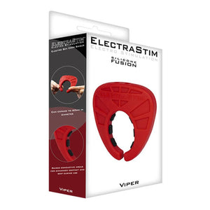 Electrastim Silicone Fusion Viper Bi-Polar Cock Ring  buy in Singapore LoveisLove U4ria