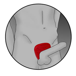 Electrastim Silicone Fusion Viper Bi-Polar Cock Ring  buy in Singapore LoveisLove U4ria