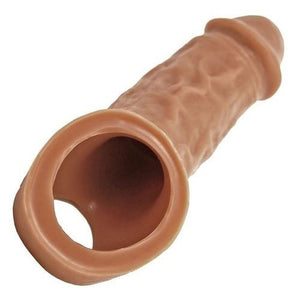 Vixen Creations Colossus Realistic Penis Extender Caramel or Chocolate or Vanilla For Him - Penis Extension Vixen Creations Caramel 