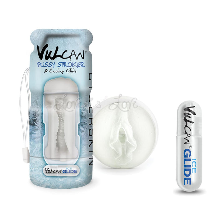 Vulcan Cyberskin Cooling Glide Frost Pussy Stroker