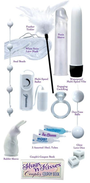 White Wedding Kit For Us - Romance Pipedream Products 