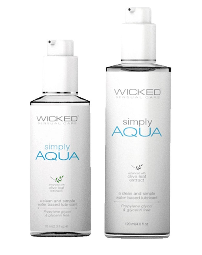 Wicked Sensual Care Simply Aqua Water Based Lubricant