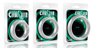 Wide Chrome Donut (4 Sizes Available) For Him - Cock Rings Si Novelties 