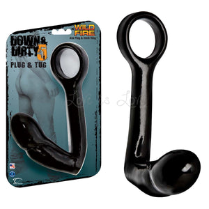 Wildfire Down and Dirty 4.5 inch and 5 inch Ass Plug and Cock Ring [Clearance] For Him - Cock Ring & Anal Plug Wild Fire 5 Inch 