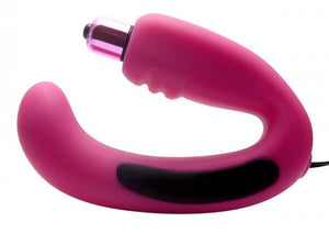 Zeus Nocturna Rose Vibrating Silicone Electro G-Seeker ElectroSex Gear - Zeus Zeus 