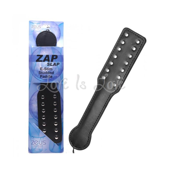 Zeus Zap Slap eStim Studded Paddle