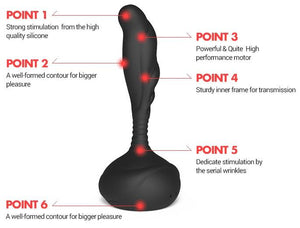 Zini Janus Joynus Vibrating Prostate Massager Small or Medium or Large Prostate Massagers - Zini Prostate Toys Zini 